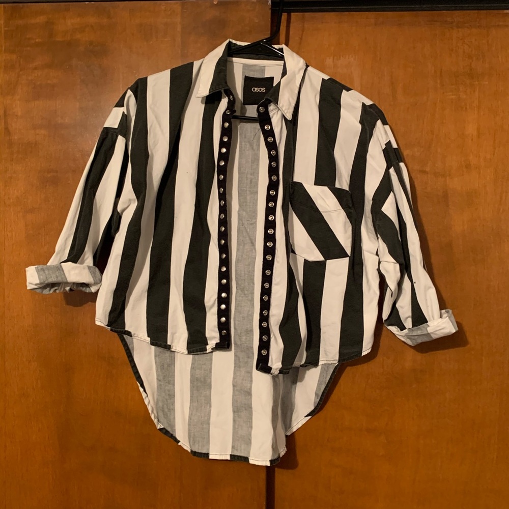 ASOS Cropped striped shirt!
